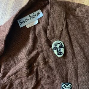 VTG Sharon Anthony Shirt Cardigan